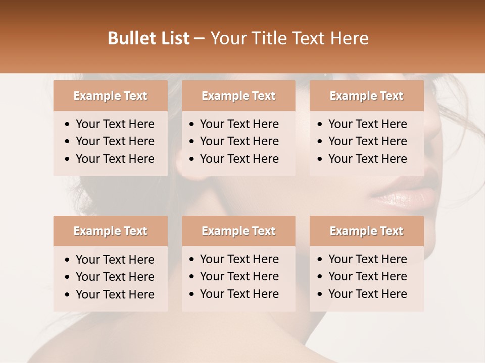 Wellbeing Cosmetology Closeup PowerPoint Template