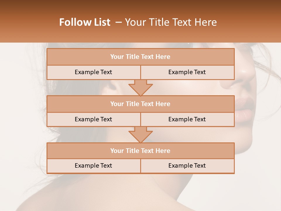 Wellbeing Cosmetology Closeup PowerPoint Template