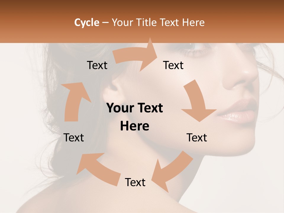 Wellbeing Cosmetology Closeup PowerPoint Template
