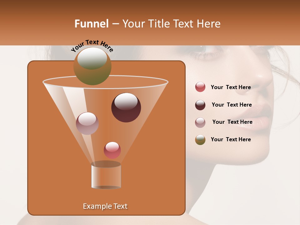 Wellbeing Cosmetology Closeup PowerPoint Template