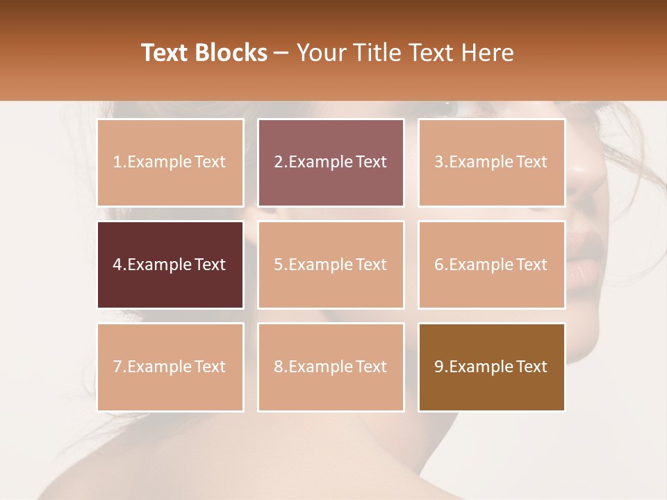 Wellbeing Cosmetology Closeup PowerPoint Template