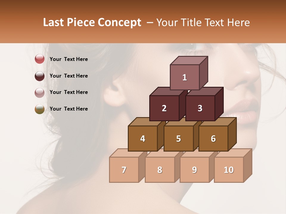 Wellbeing Cosmetology Closeup PowerPoint Template