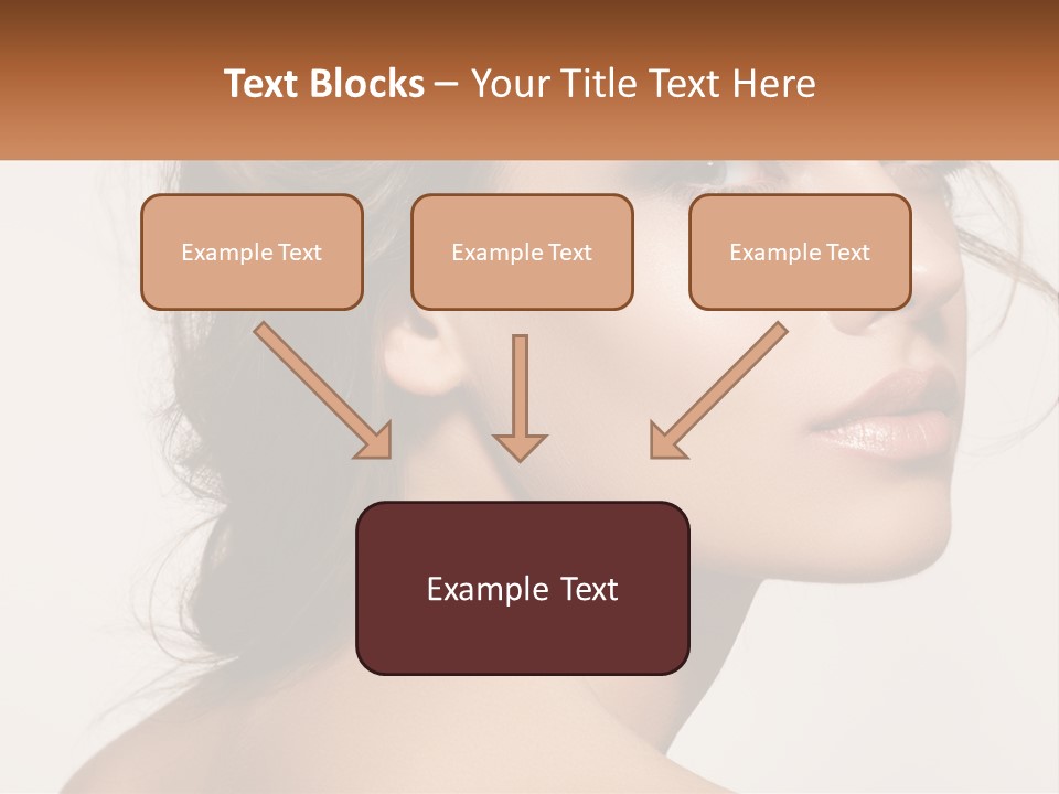 Wellbeing Cosmetology Closeup PowerPoint Template