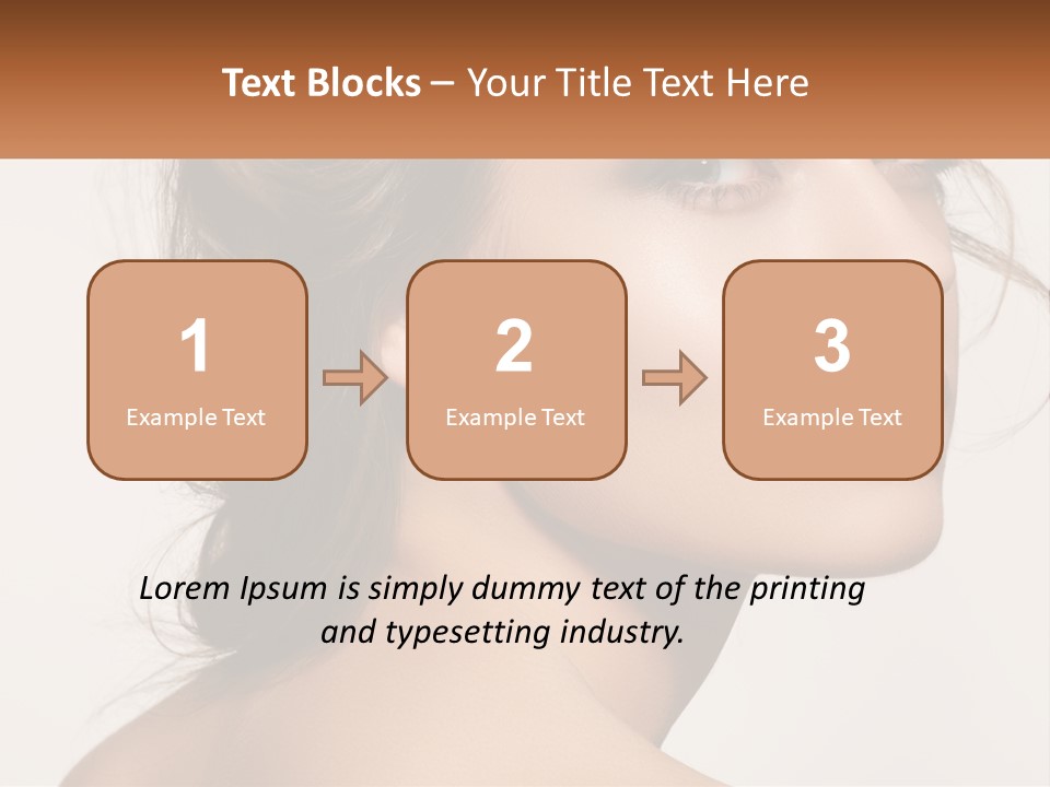 Wellbeing Cosmetology Closeup PowerPoint Template