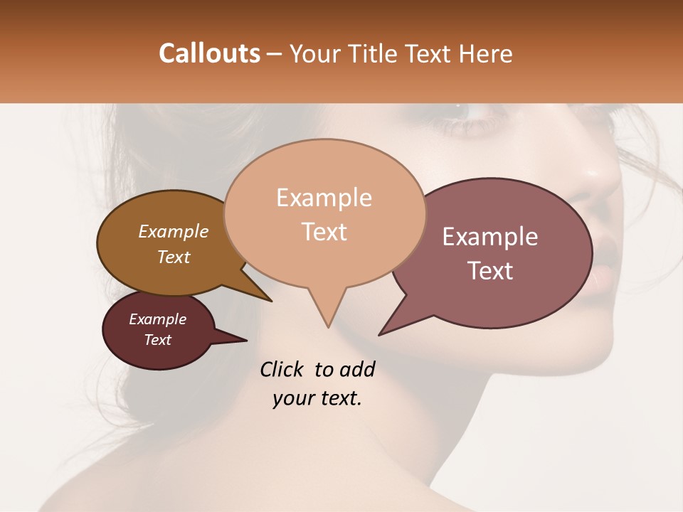 Wellbeing Cosmetology Closeup PowerPoint Template