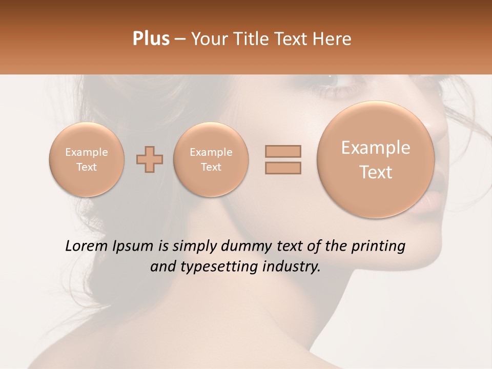 Wellbeing Cosmetology Closeup PowerPoint Template