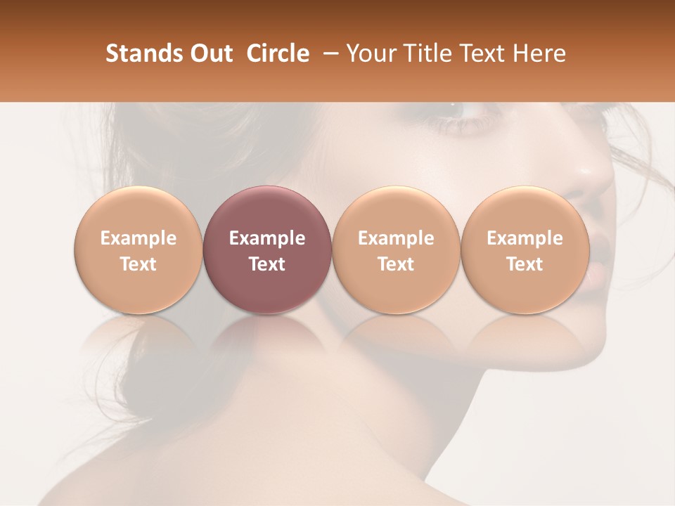 Wellbeing Cosmetology Closeup PowerPoint Template