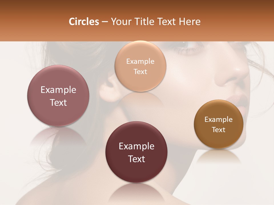 Wellbeing Cosmetology Closeup PowerPoint Template