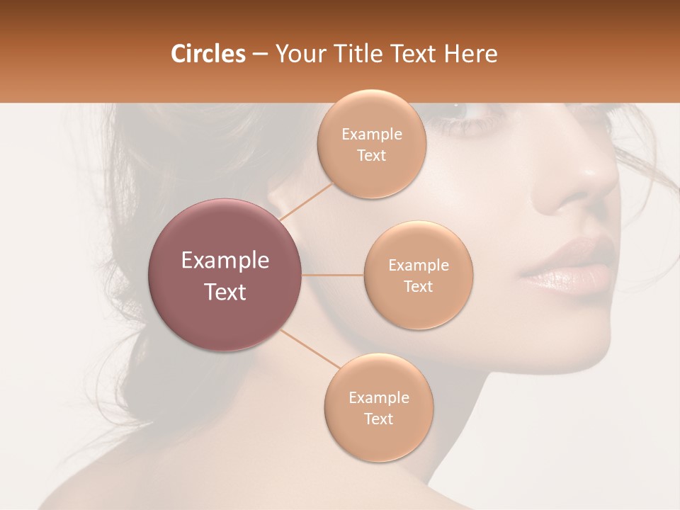 Wellbeing Cosmetology Closeup PowerPoint Template