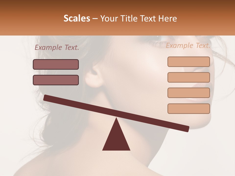 Wellbeing Cosmetology Closeup PowerPoint Template