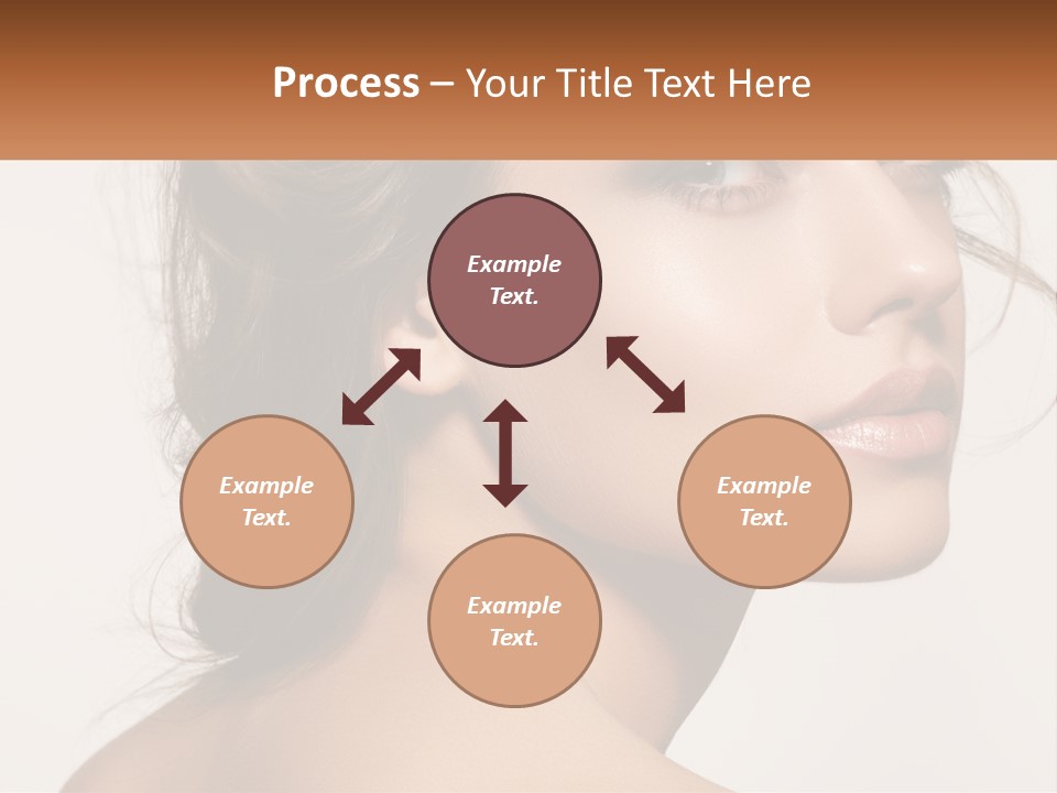 Wellbeing Cosmetology Closeup PowerPoint Template