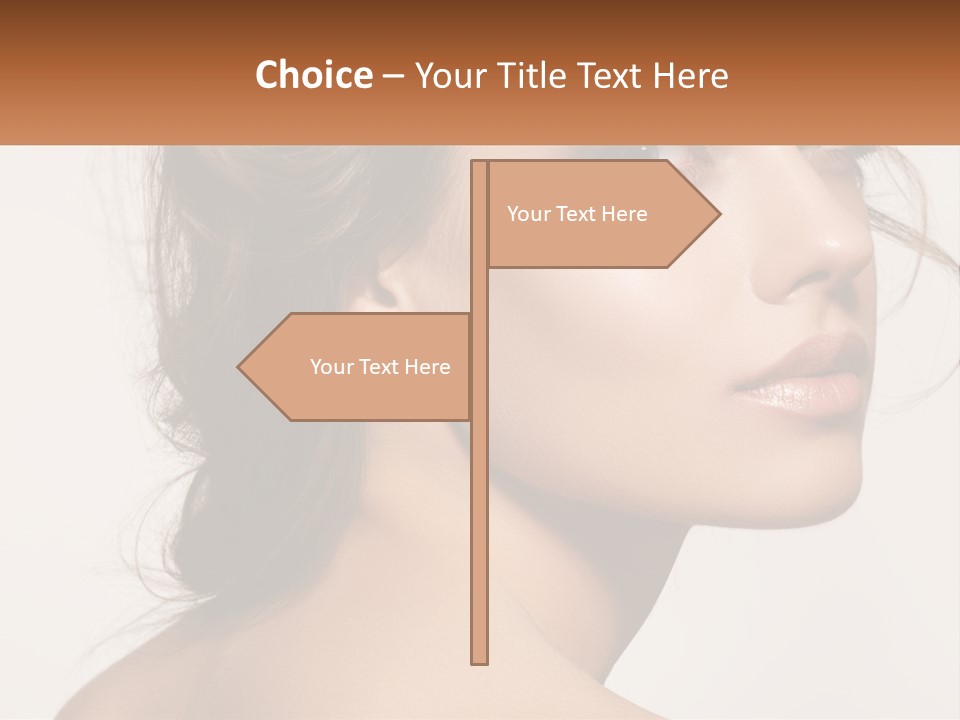 Wellbeing Cosmetology Closeup PowerPoint Template