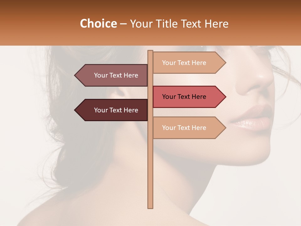 Wellbeing Cosmetology Closeup PowerPoint Template