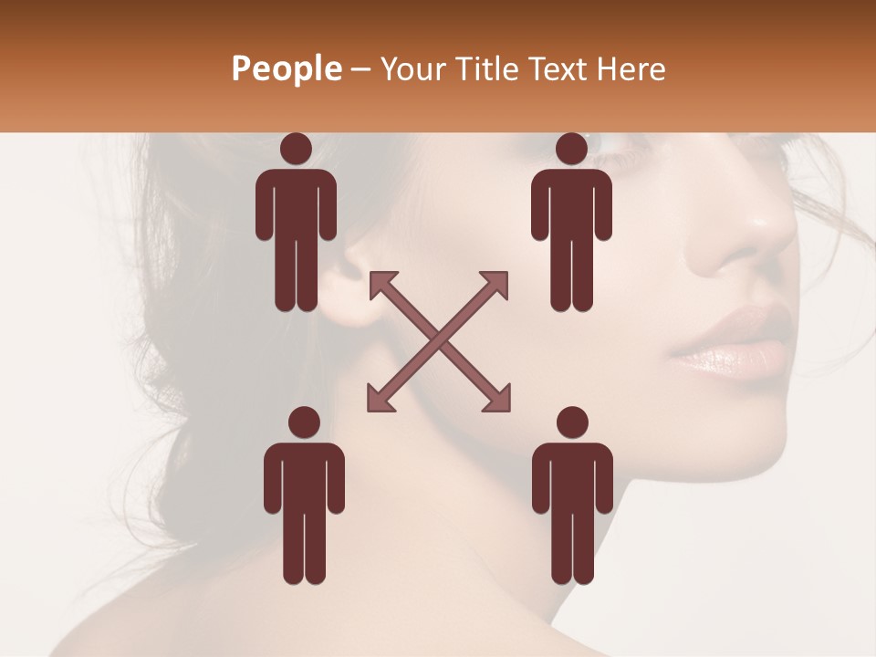 Wellbeing Cosmetology Closeup PowerPoint Template