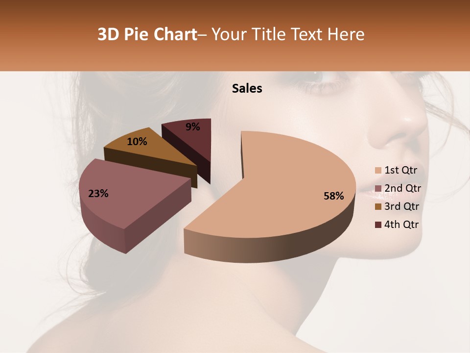 Wellbeing Cosmetology Closeup PowerPoint Template