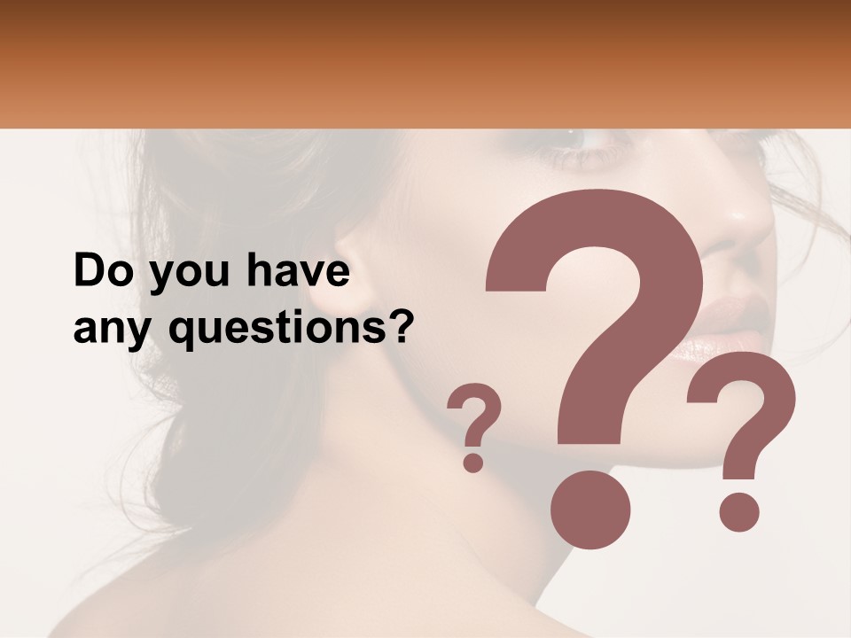 Wellbeing Cosmetology Closeup PowerPoint Template