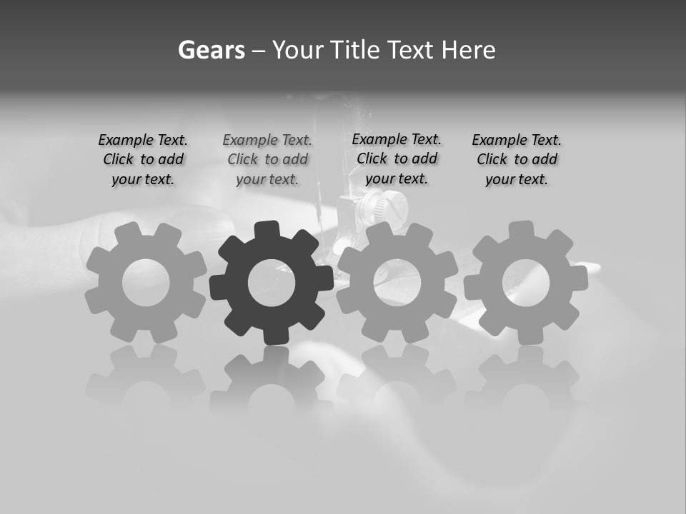 Manual Clothing Work PowerPoint Template