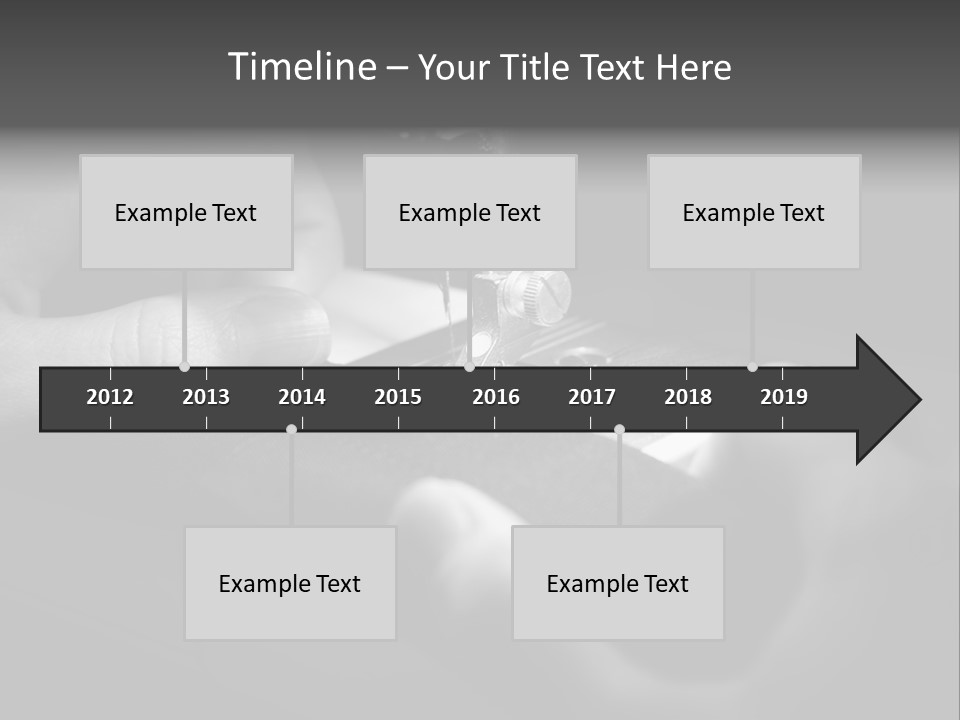 Manual Clothing Work PowerPoint Template