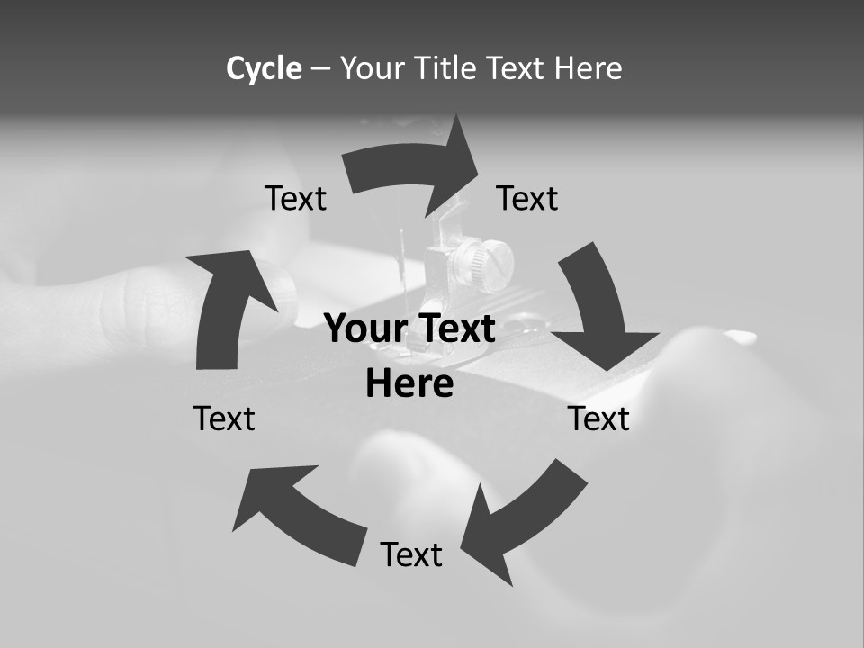 Manual Clothing Work PowerPoint Template