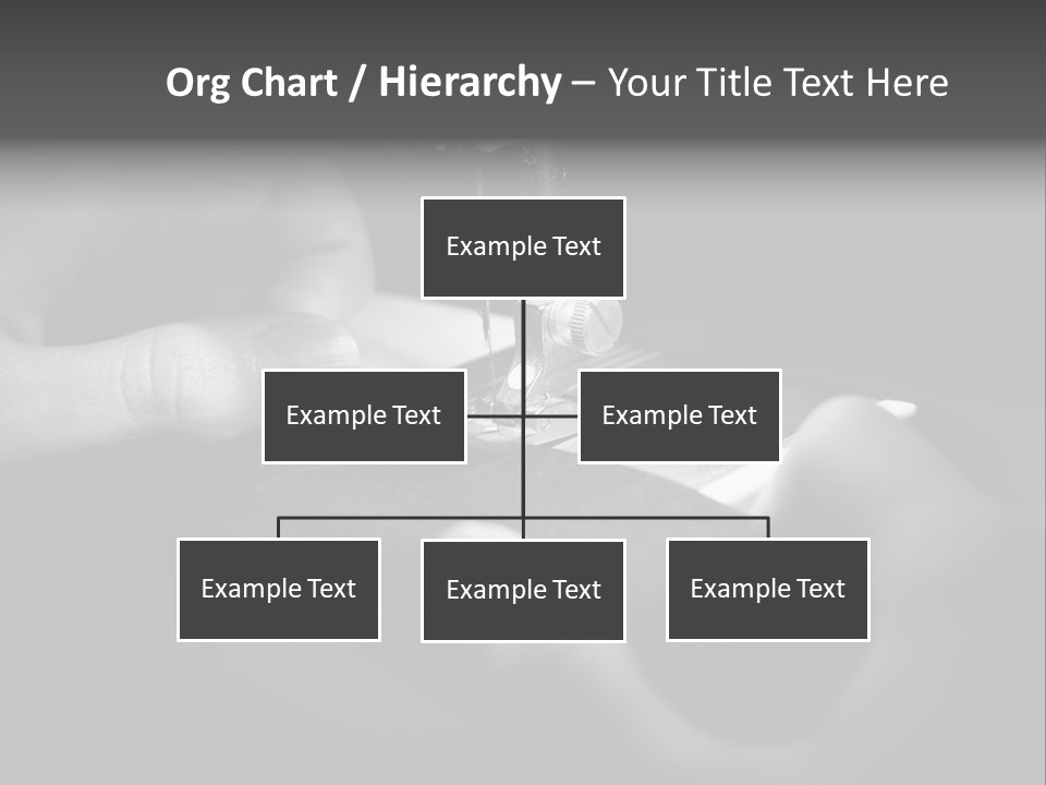 Manual Clothing Work PowerPoint Template