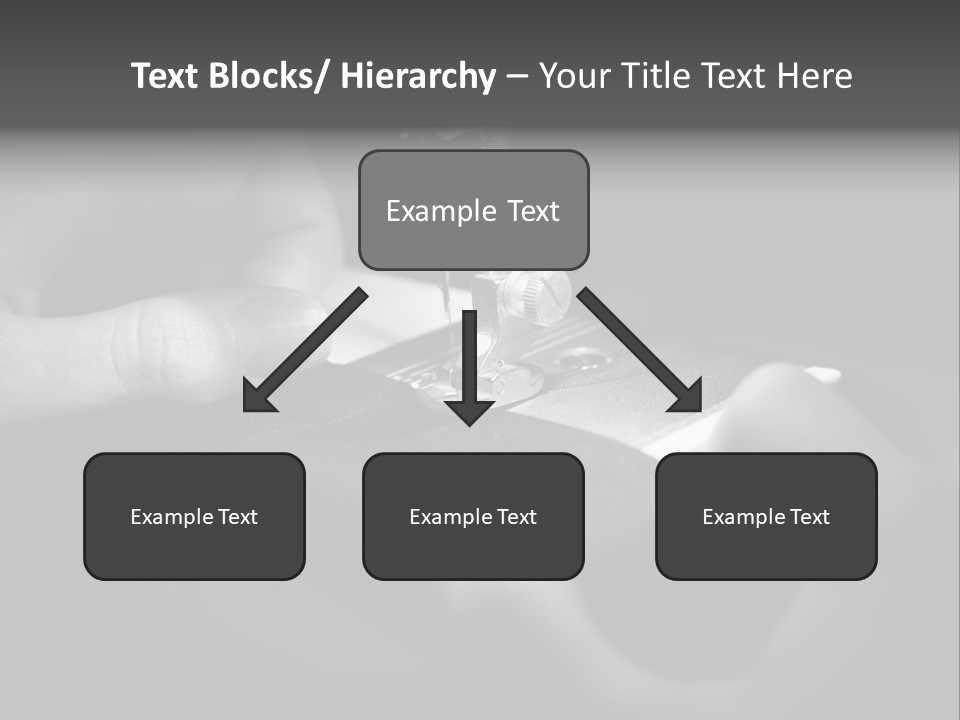 Manual Clothing Work PowerPoint Template