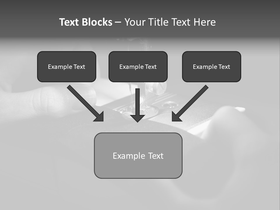 Manual Clothing Work PowerPoint Template