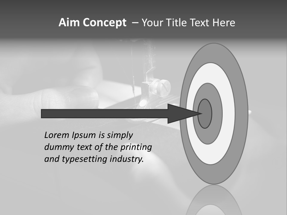 Manual Clothing Work PowerPoint Template