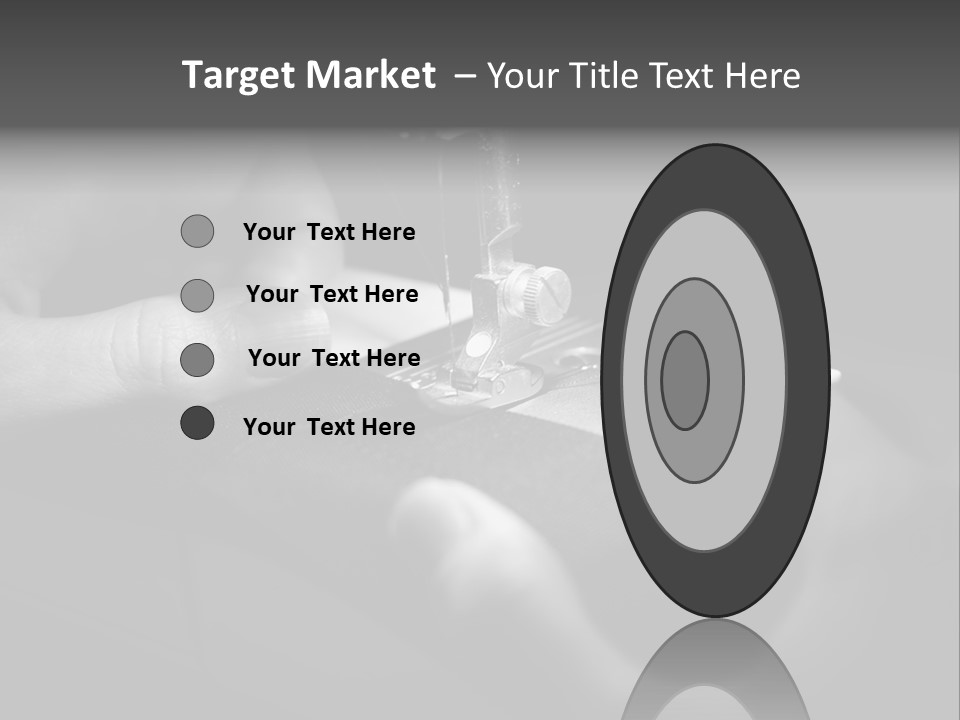 Manual Clothing Work PowerPoint Template