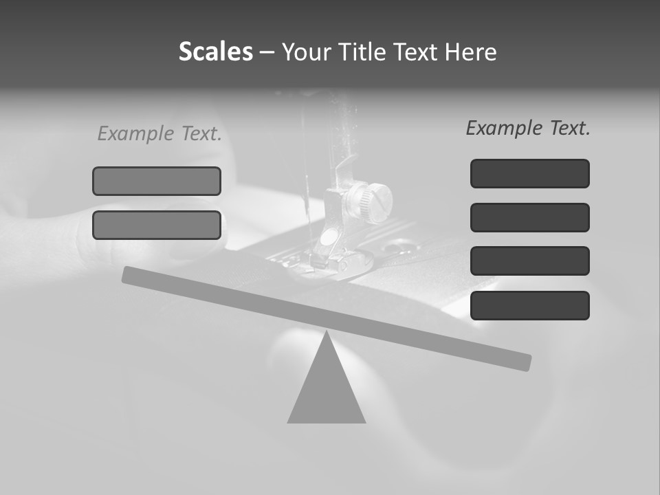 Manual Clothing Work PowerPoint Template