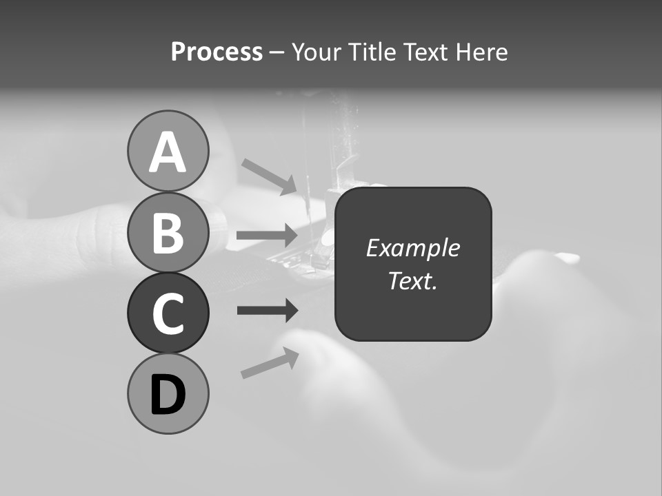 Manual Clothing Work PowerPoint Template