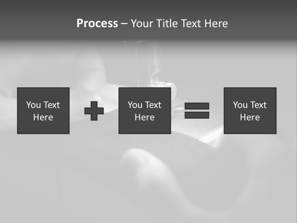 Manual Clothing Work PowerPoint Template