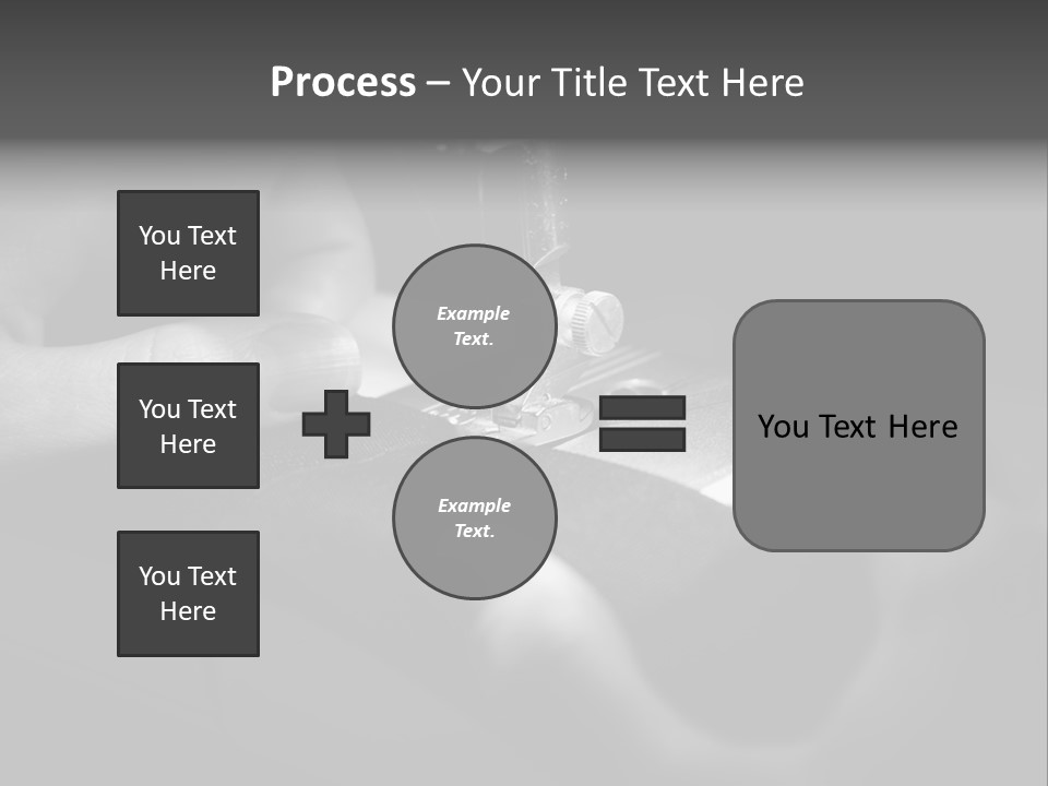 Manual Clothing Work PowerPoint Template
