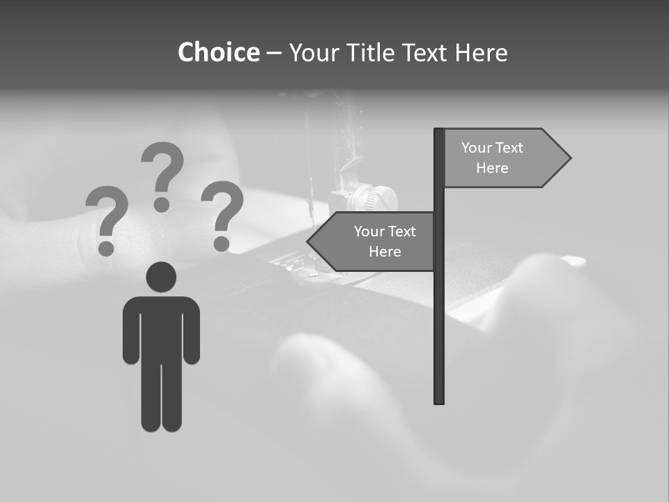 Manual Clothing Work PowerPoint Template