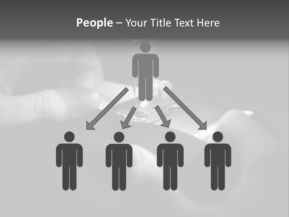 Manual Clothing Work PowerPoint Template