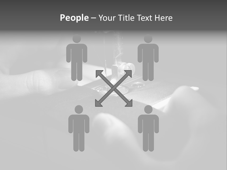 Manual Clothing Work PowerPoint Template