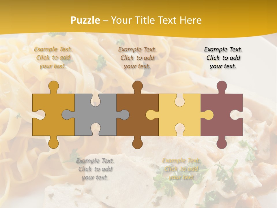 Cream Restaurant Gourmet PowerPoint Template