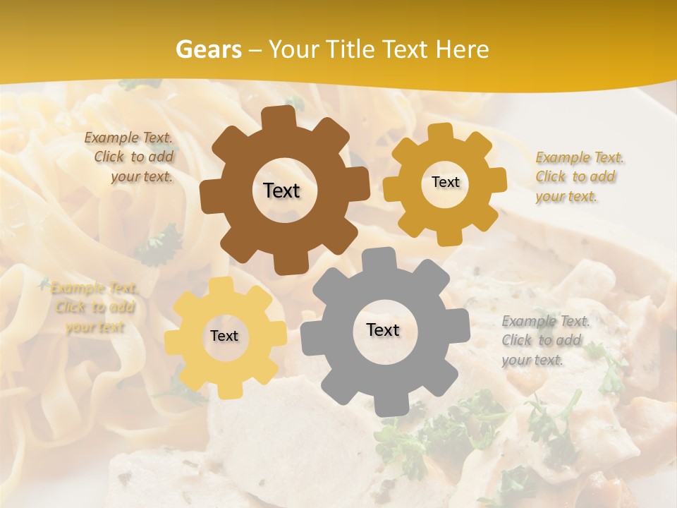Cream Restaurant Gourmet PowerPoint Template