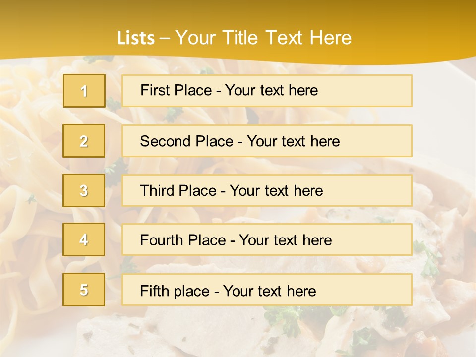 Cream Restaurant Gourmet PowerPoint Template
