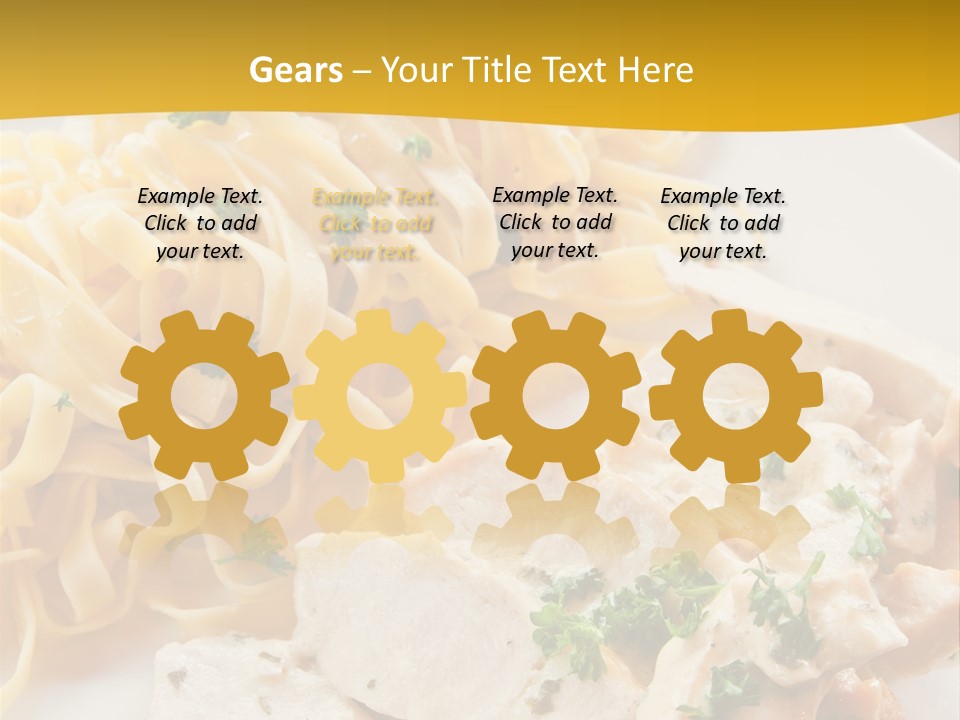 Cream Restaurant Gourmet PowerPoint Template