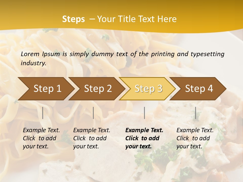 Cream Restaurant Gourmet PowerPoint Template