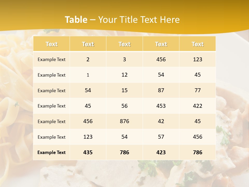 Cream Restaurant Gourmet PowerPoint Template