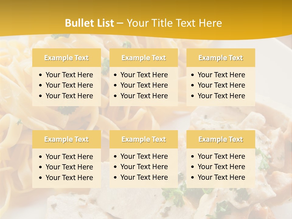 Cream Restaurant Gourmet PowerPoint Template