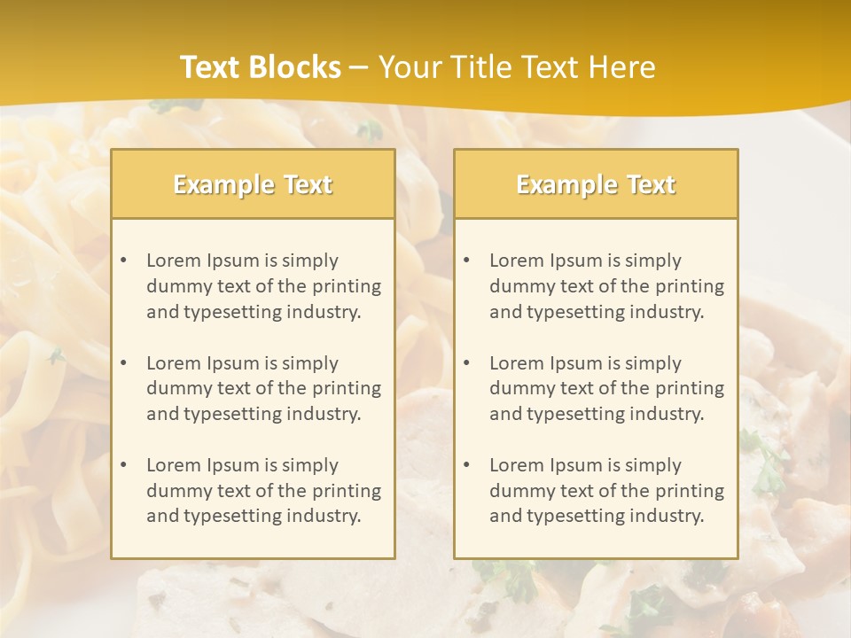 Cream Restaurant Gourmet PowerPoint Template