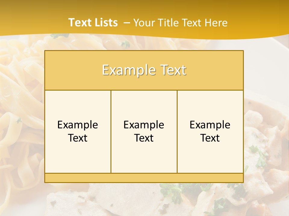 Cream Restaurant Gourmet PowerPoint Template