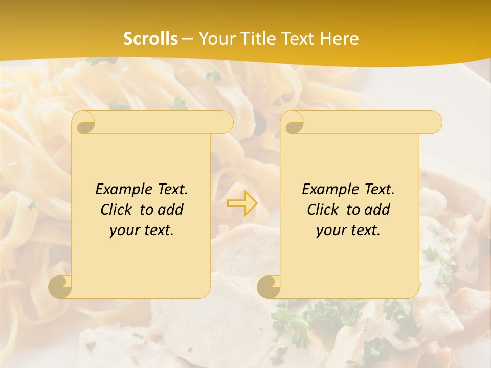 Cream Restaurant Gourmet PowerPoint Template