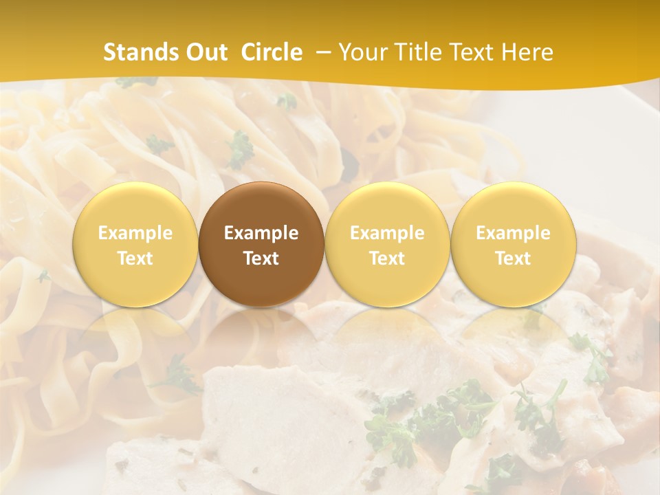 Cream Restaurant Gourmet PowerPoint Template