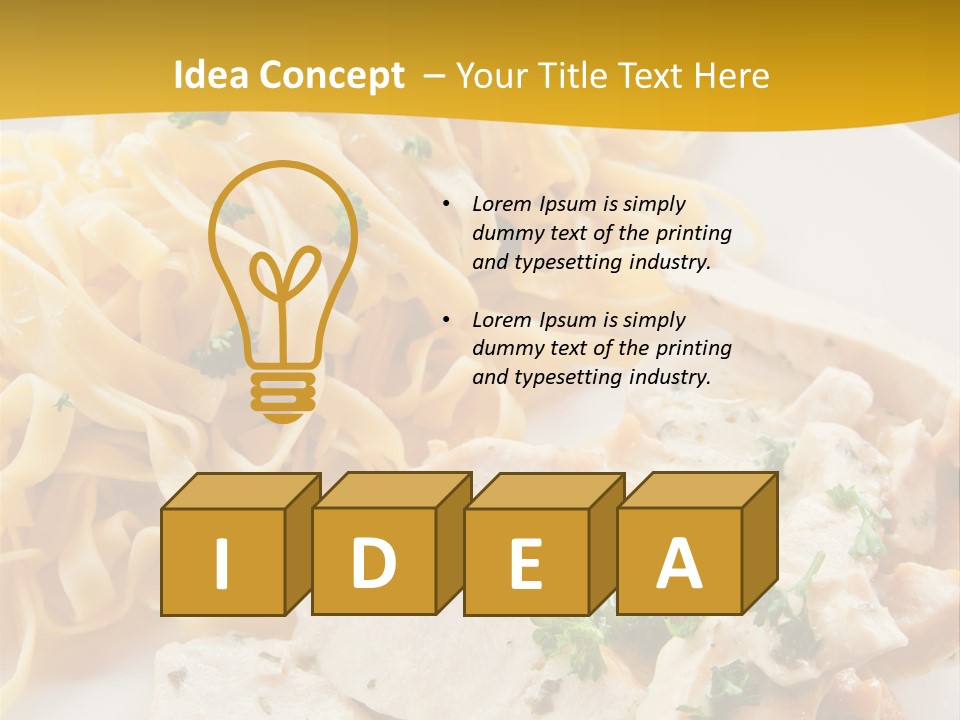 Cream Restaurant Gourmet PowerPoint Template