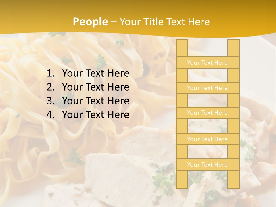 Cream Restaurant Gourmet PowerPoint Template