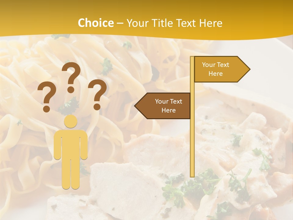 Cream Restaurant Gourmet PowerPoint Template