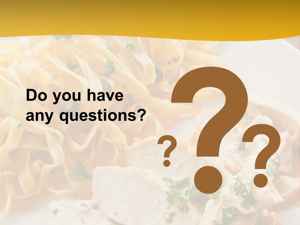 Cream Restaurant Gourmet PowerPoint Template